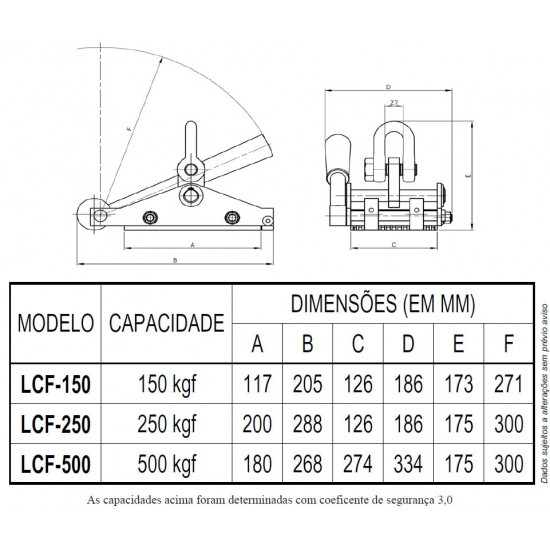 Levantador de Chapas Finas LCF 250 KGF